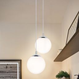 Paulmann Globe lampa wisząca 1x20W satyna/chrom 70895