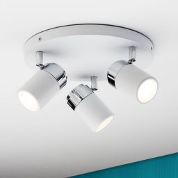 Paulmann Spotlight Zyli lampa podsufitowa 3x10W chrom/biały 66712