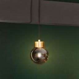 Paulmann Neordic lampa wisząca 1x20 W mosiądz-przydymiona 79743