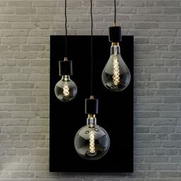 Paulmann Neordic Nordin lampa wisząca 1x20W czarny marmur/miedziany mat 79751