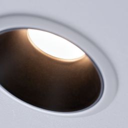 Paulmann Cole Coin lampa do zabudowy 3x6,5W biały/czarny mat 93402