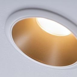 Paulmann Cole Coin lampa do zabudowy 1x6,5 W biała-złota 93405