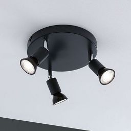 Paulmann Carolina lampa podsufitowa 3x10W antracyt/chrom 66752