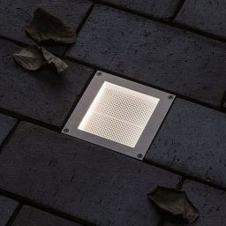 Paulmann Brick lampa gruntowa 1x0,8W LED z czujnikiem zmierzchu szary 94336