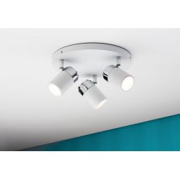 Paulmann Spotlight Zyli lampa podsufitowa 3x10W chrom/biały 66712
