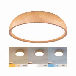 Paulmann Oka plafon 1x24W LED drewno 71083