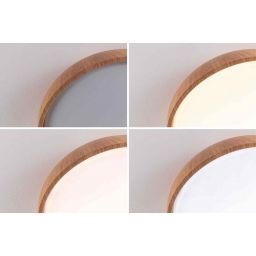 Paulmann Oka plafon 1x24W LED drewno 71083