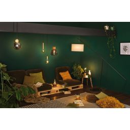 Paulmann Neordic Vala lampa stołowa 1x20W mosiądz satynowany/marmur 79742