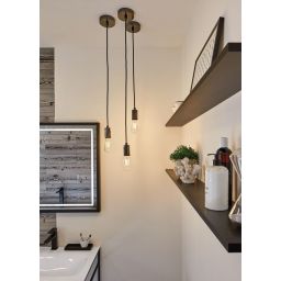 Paulmann Larus lampa wisząca 1x20W czarny chrom 79754