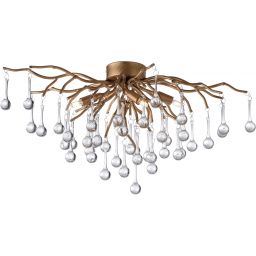 Paul Neuhaus Icicle lampa podsufitowa 4x40 W mosiądz 8090-11