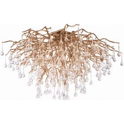 Paul Neuhaus Icicle lampa podsufitowa 14x40W mosiądz postarzany 8092-11