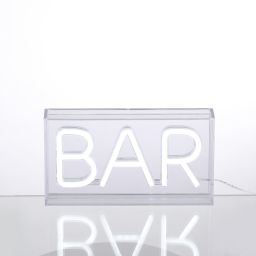 Just Light Neon-Bar lampa stołowa 1x7,5W biały 85026-16