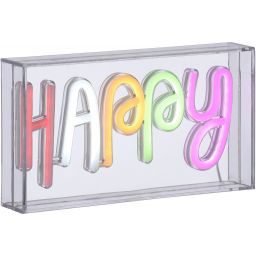 Just Light Neon-Happy lampa stołowa 1x6,5W multikolor 85027-70