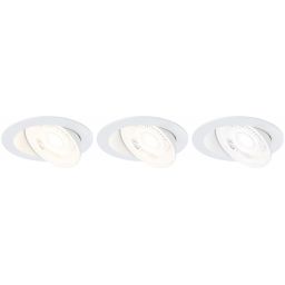 Paulmann Anmus lampa do zabudowy 3x5 W biała 92254