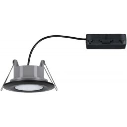 Paulmann Calla lampa do zabudowy 1x6W LED czarny mat 92461