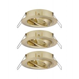 Paulmann Choose lampa do zabudowy 3x10W mosiądz satynowany 92489