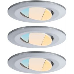 Paulmann Calla lampa do zabudowy 3x5W LED chrom mat 93095