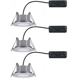 Paulmann Calla lampa do zabudowy 3x5W LED chrom mat 93095