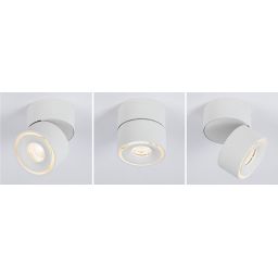 Paulmann Spircle lampa podsufitowa 1x8W LED biały mat 93373