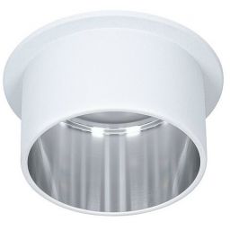 Paulmann Gil lampa podsufitowa 1x6W LED biały mat/żelazo szczotkowane 93384