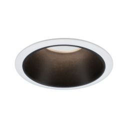 Paulmann Cole Coin lampa do zabudowy 1x6,5W biały/czarny mat 93401