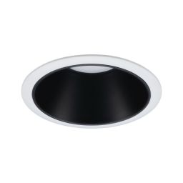 Paulmann Cole Coin lampa do zabudowy 1x6,5W biały/czarny mat 93401