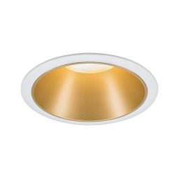 Paulmann Cole Coin lampa do zabudowy 1x6,5 W biała-złota 93405