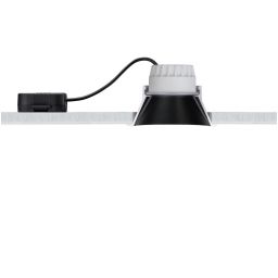 Paulmann Cole Coin lampa do zabudowy 3x6,5W czarny/srebrny 93408
