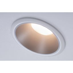 Paulmann Cole Coin lampa do zabudowy 1x6,5 W biała-srebrna 93409