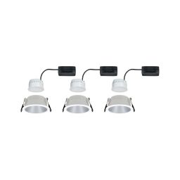 Paulmann Cole Coin lampa do zabudowy 3x6,5 W biała-srebrna 93410