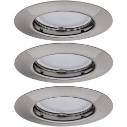 Paulmann LED lampa do zabudowy 3x4,5 W stal szczotkowana 93656
