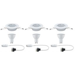 Paulmann LED lampa do zabudowy 3x4,5 W biała 93845