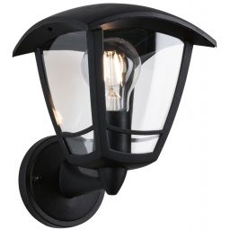 Paulmann Classic Curved kinkiet zewnętrzny 1x12W czarny/przezroczysty 94391