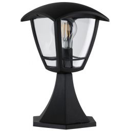 Paulmann Classic Curved lampa stojąca zewnętrzna 1x12W czarny/przezroczysty 94393