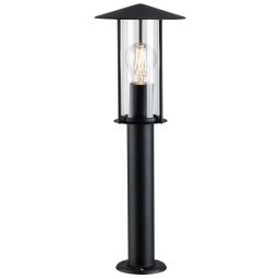 Paulmann Bollard Classic lampa stojąca zewnętrzna 1x15W czarny/przezroczysty 94397
