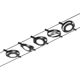 Paulmann Round Mac system linkowy 5x4,5W LED czarny 94418