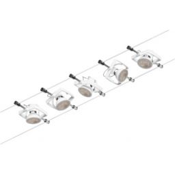 Paulmann Mac II system linkowy 5x10W biały mat/chrom 94432