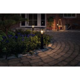 Paulmann Bollard Classic lampa stojąca zewnętrzna 1x15W czarny/przezroczysty 94397