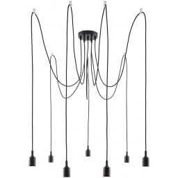 Paulmann Neordic lampa wisząca 7x60 W czarna PL50390