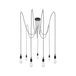 Paulmann Neordic lampa wisząca 7x60 W czarna PL50390