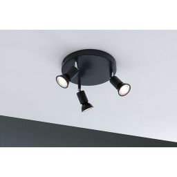 Paulmann Carolina lampa podsufitowa 3x10W antracyt/chrom 66752
