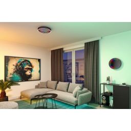 Paulmann Spaceglow plafon 1x38 W czarny PL71056