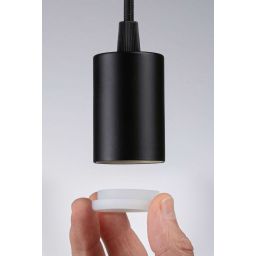 Paulmann Ravi lampa wisząca 1x60 W czarna PL71136