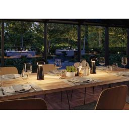 Paulmann Onzo lampa stołowa 1x2,6 W czarna PL76994