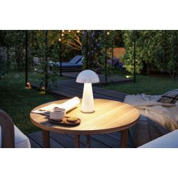 Paulmann Onzo lampa stołowa 1x2,6 W biała PL76995