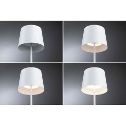 Paulmann Gilo lampa stołowa 1x2,8 W biała PL76997