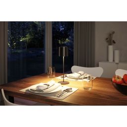 Paulmann Tuni lampa stołowa 1x2,8 W czarna PL76998