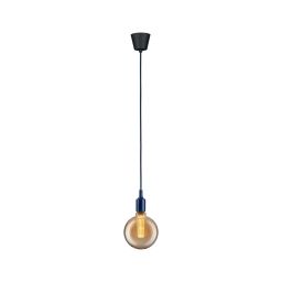 Paulmann Neordic lampa wisząca 1x60 W ciemnoniebieska PL78430