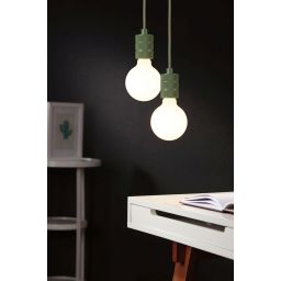 Paulmann Neordic lampa wisząca 1x60 W zielona PL78431