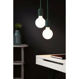 Paulmann Neordic lampa wisząca 1x60 W zielona PL78433